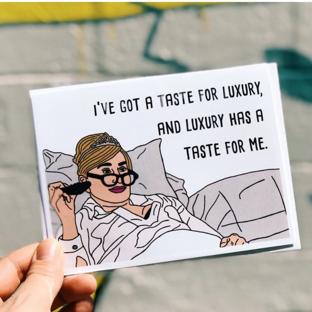 NWT Real Housewives of New York greeting card